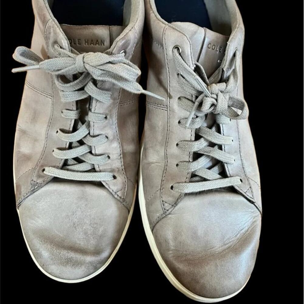 COLE HAAN GRAND OS REAGAN SHOES, tan leather men's size 12